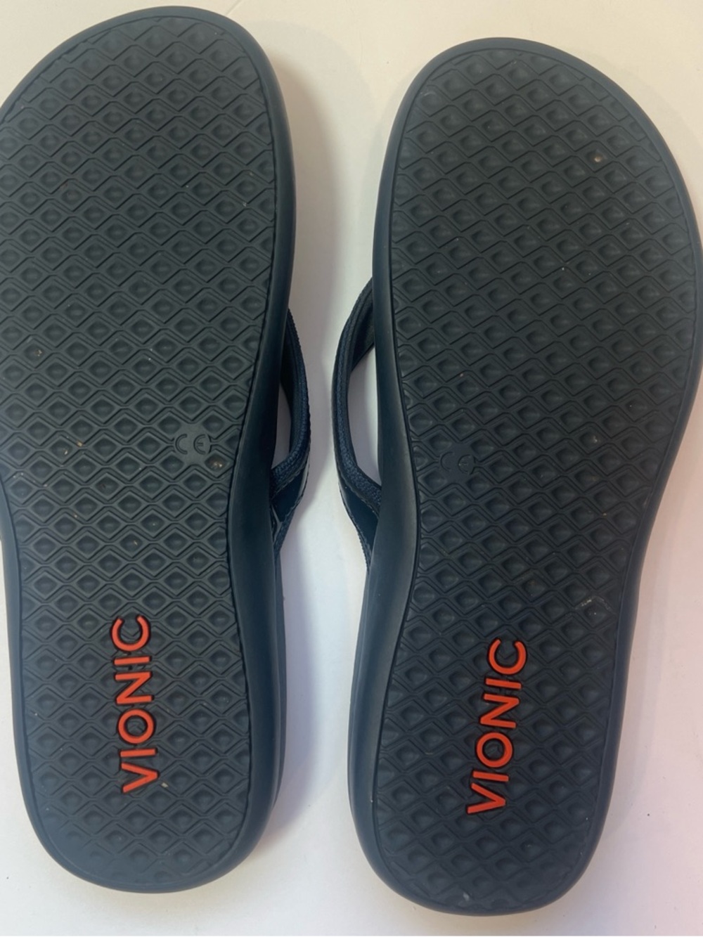 Vionic Navy Blue Women's Comfort Flip Flop Sandals - Picture 2 of 3